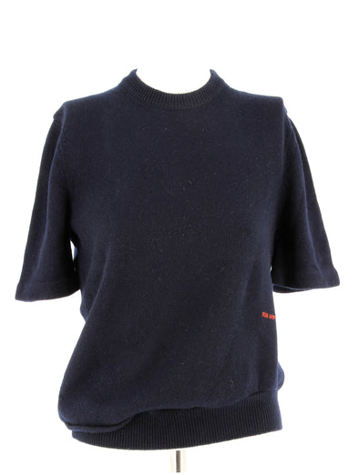 Tee-shirt en cachemire noir
