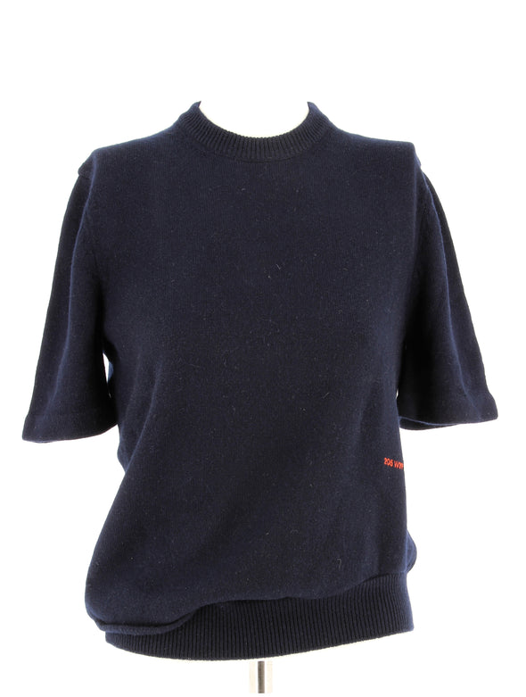 Tee-shirt en cachemire noir