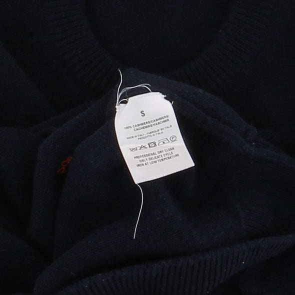 Tee-shirt en cachemire noir