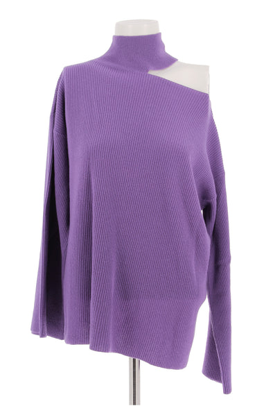 Pull en cachemire violet