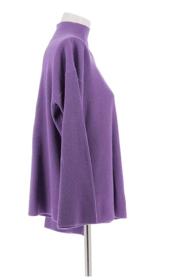 Pull en cachemire violet
