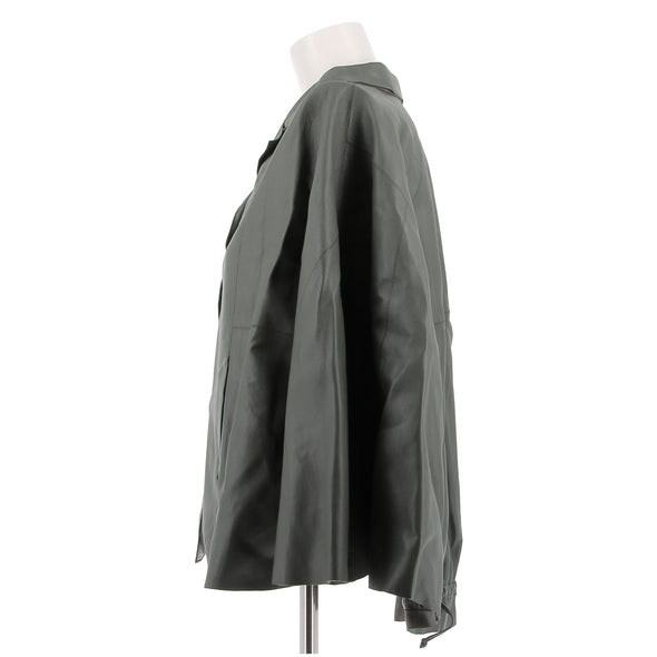Cape en cuir "Cleo"
