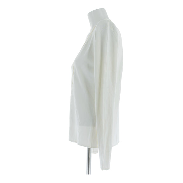 Cardigan blanc avec de la dentelle