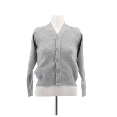 Cardigan gris à boutons