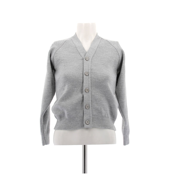Cardigan gris à boutons