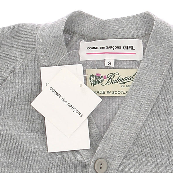 Cardigan gris à boutons