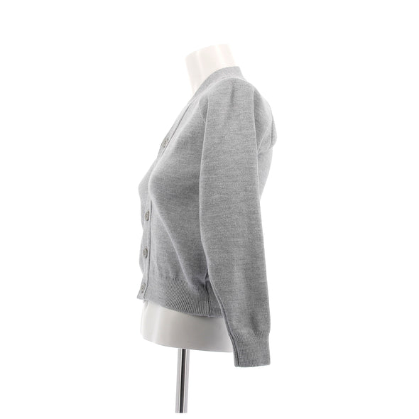 Cardigan gris à boutons