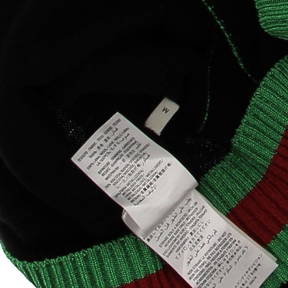 Cardigan noir et vert