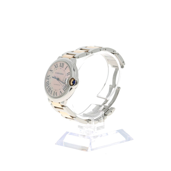 Montres "Ballon Bleu" en or et acier 36 mm