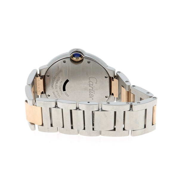 Montres "Ballon Bleu" en or et acier 36 mm