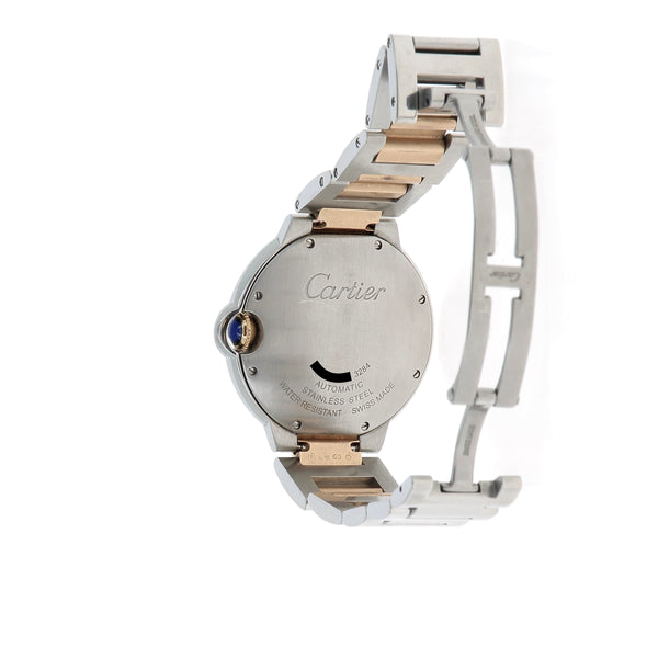 Montres "Ballon Bleu" en or et acier 36 mm