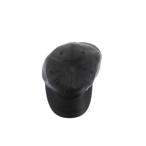 Casquette en cuir synthétique