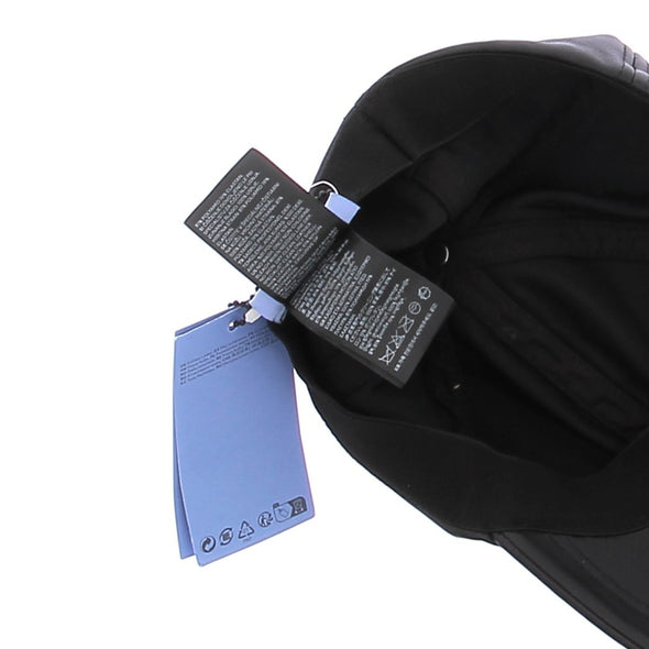Casquette en cuir synthétique