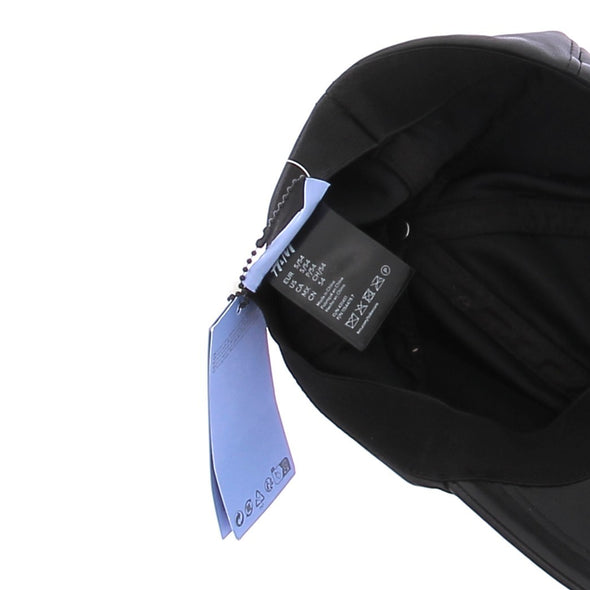 Casquette en cuir synthétique