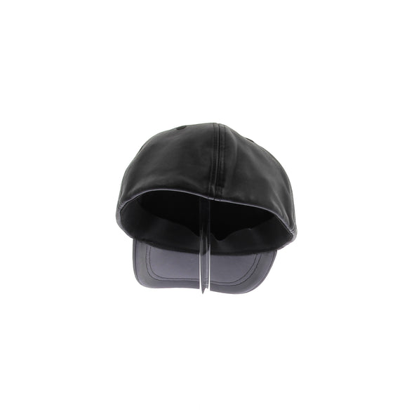 Casquette en cuir synthétique