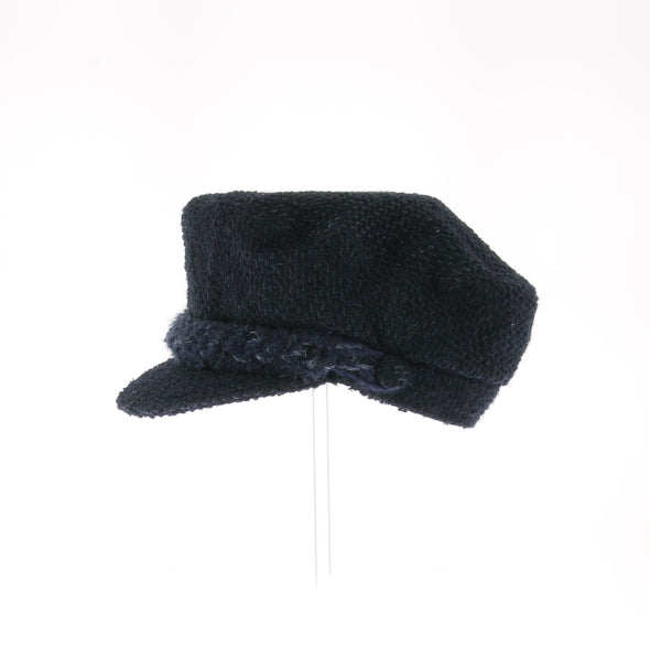 Casquette Gavroche en tweed