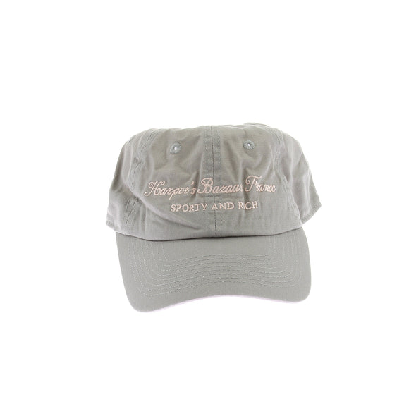 Casquette kaki brodée