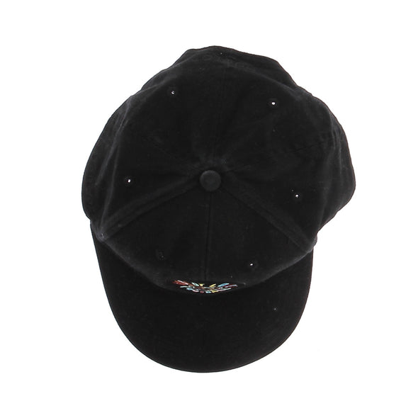 Casquette noire brodée