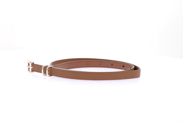 Ceinture en cuir camel