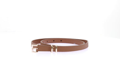 Ceinture en cuir camel