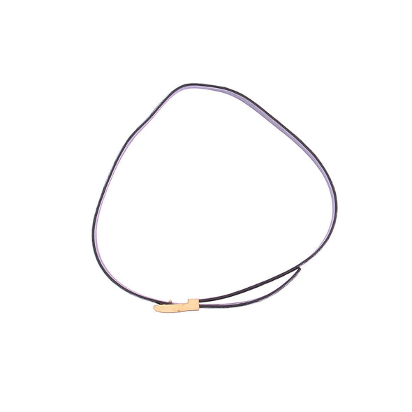 Ceinture en cuir verni
