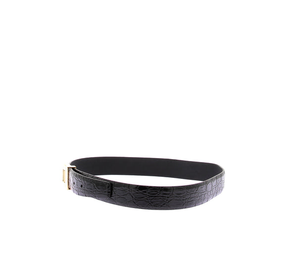 Ceinture en cuir verni