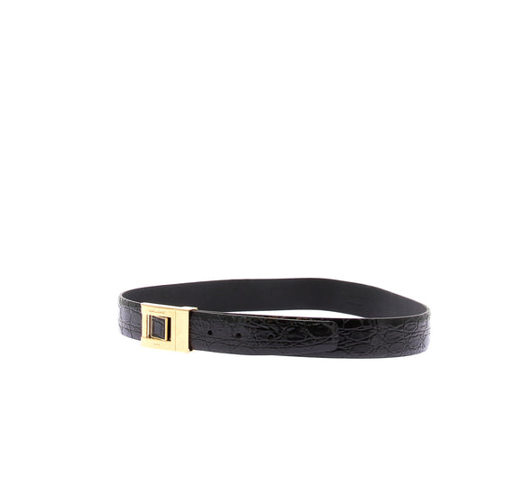 Ceinture en cuir verni