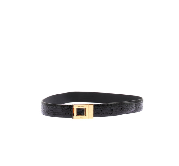 Ceinture en cuir verni
