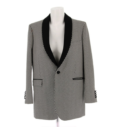 Blazer bicolore en laine