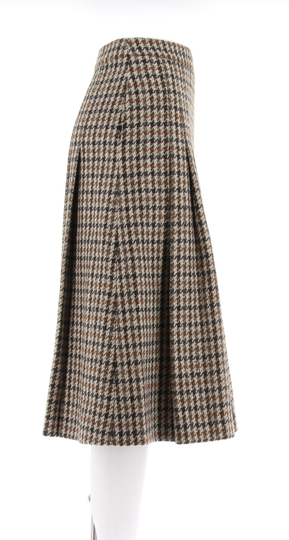 Jupe en tweed imprimé