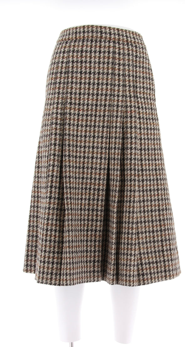 Jupe en tweed imprimé