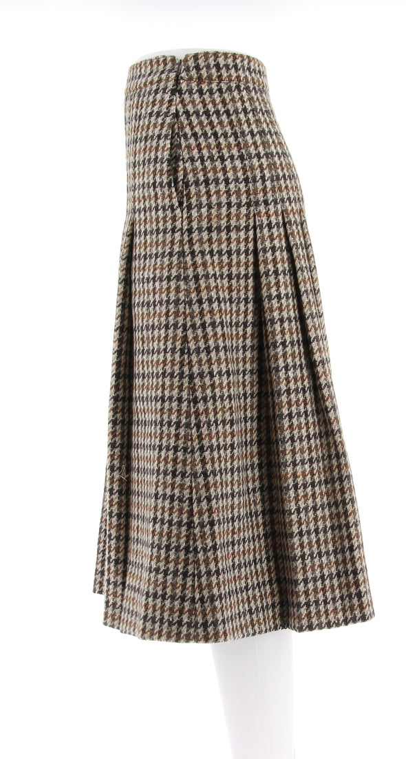 Jupe en tweed imprimé
