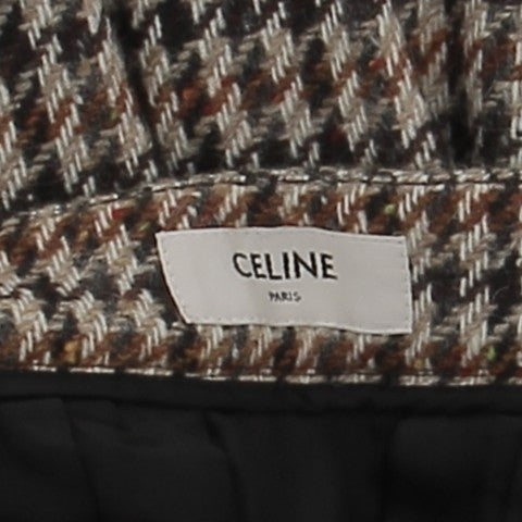 Jupe en tweed imprimé