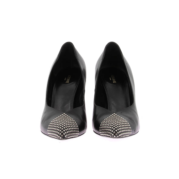 Escarpins en cuir "Triangle Heel"