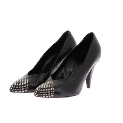 Escarpins en cuir "Triangle Heel"