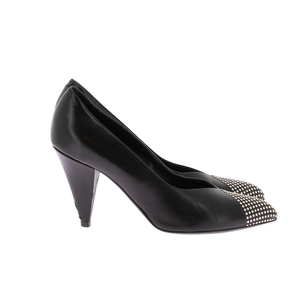 Escarpins en cuir "Triangle Heel"