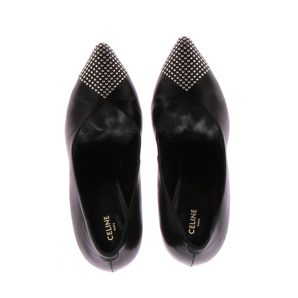 Escarpins en cuir "Triangle Heel"