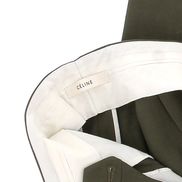 Pantalon de tailleur en laine