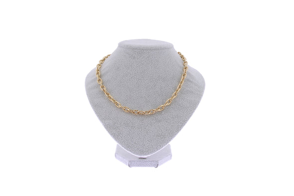 Collier en plaqué or 18 carats