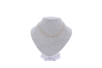 Collier chaîne en plaqué or 18 carats