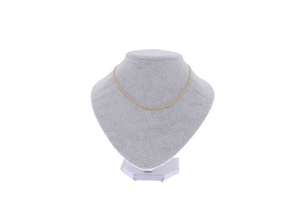 Collier chaîne en plaqué or 18 carats