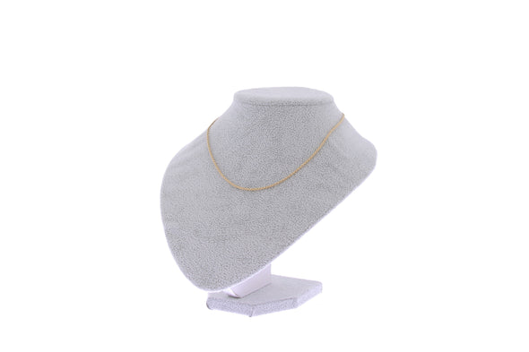 Collier chaîne en plaqué or 18 carats