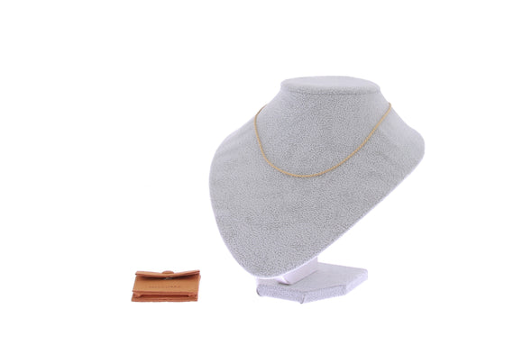 Collier chaîne en plaqué or 18 carats
