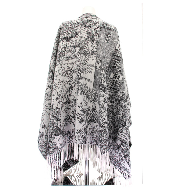 Poncho en cachemire