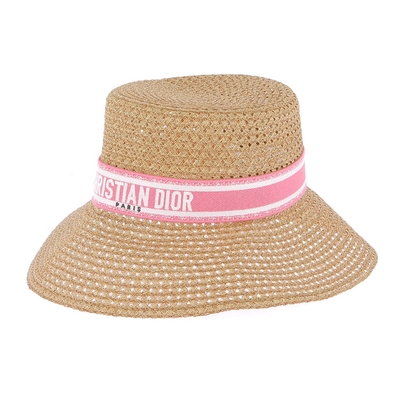Chapeau en raphia beige