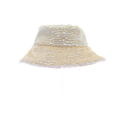 Chapeau texturé blanc