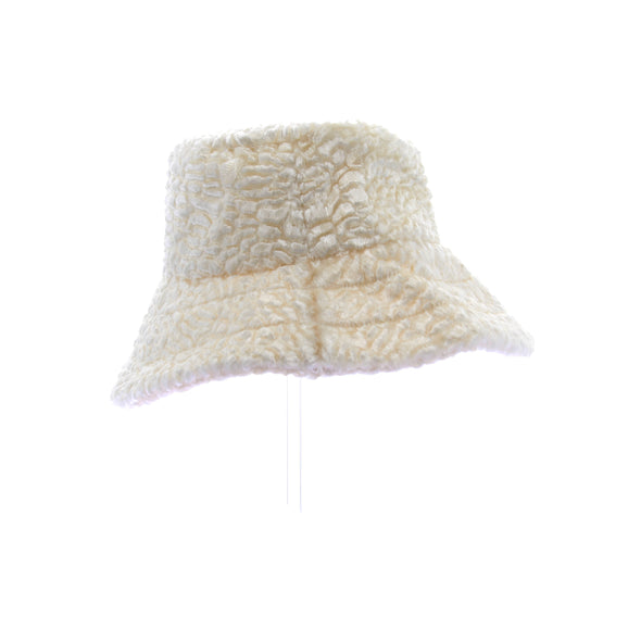 Chapeau texturé blanc