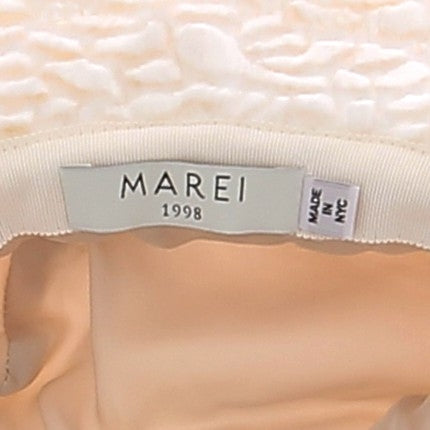 Chapeau texturé blanc