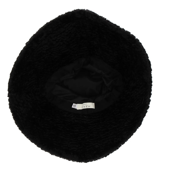 Chapeau texturé noir