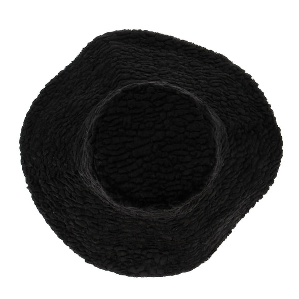 Chapeau texturé noir